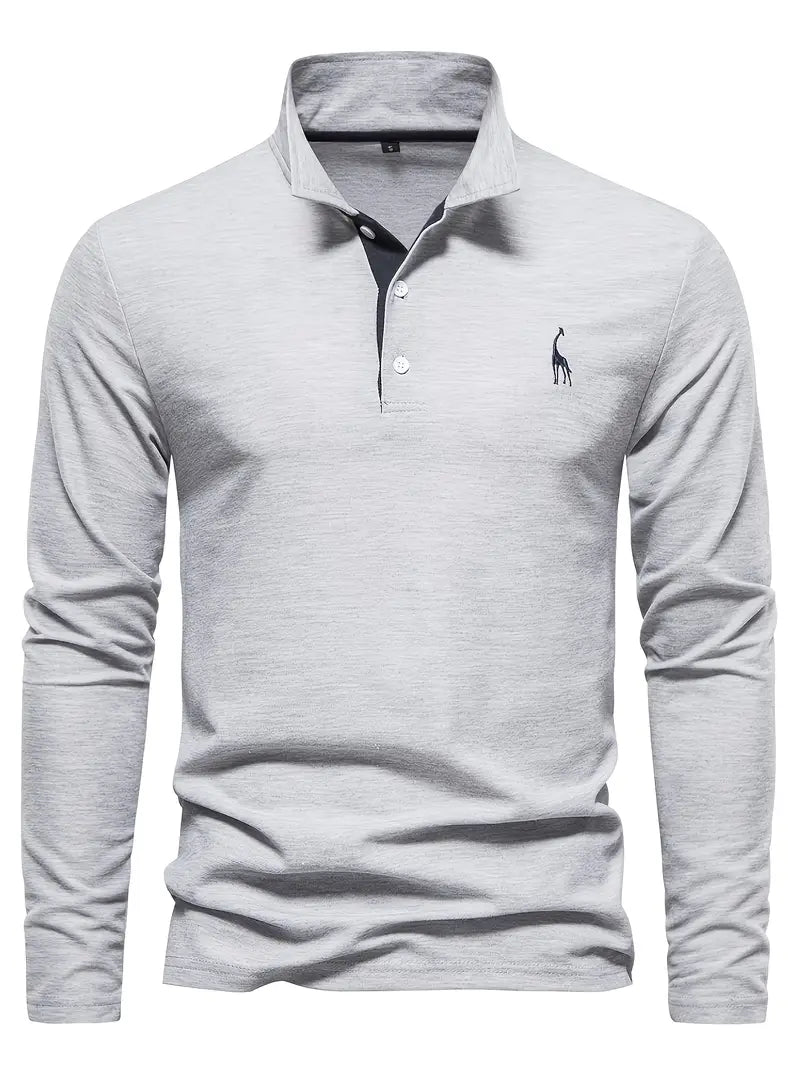 Classic Fit Polo met lange mouwen
