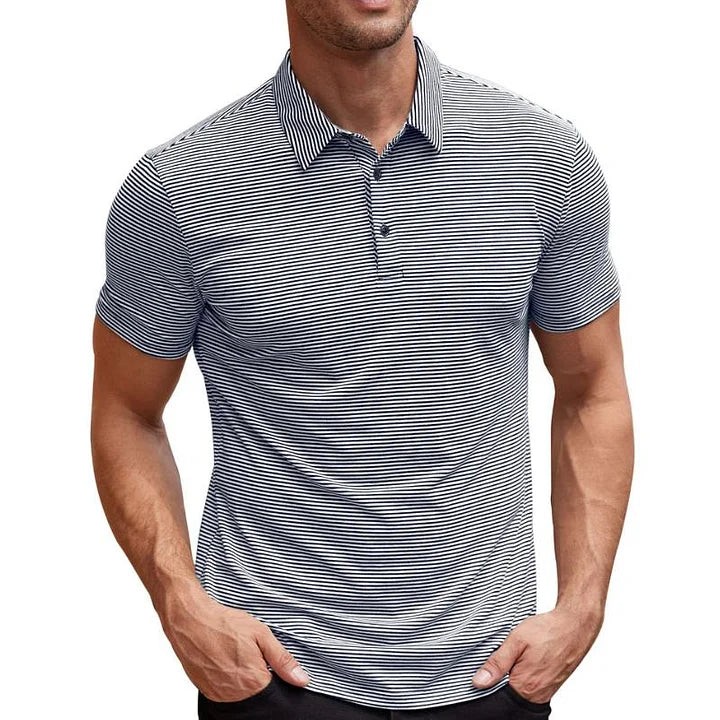 Sven - Casual Gestreepte Polo Voor Heren