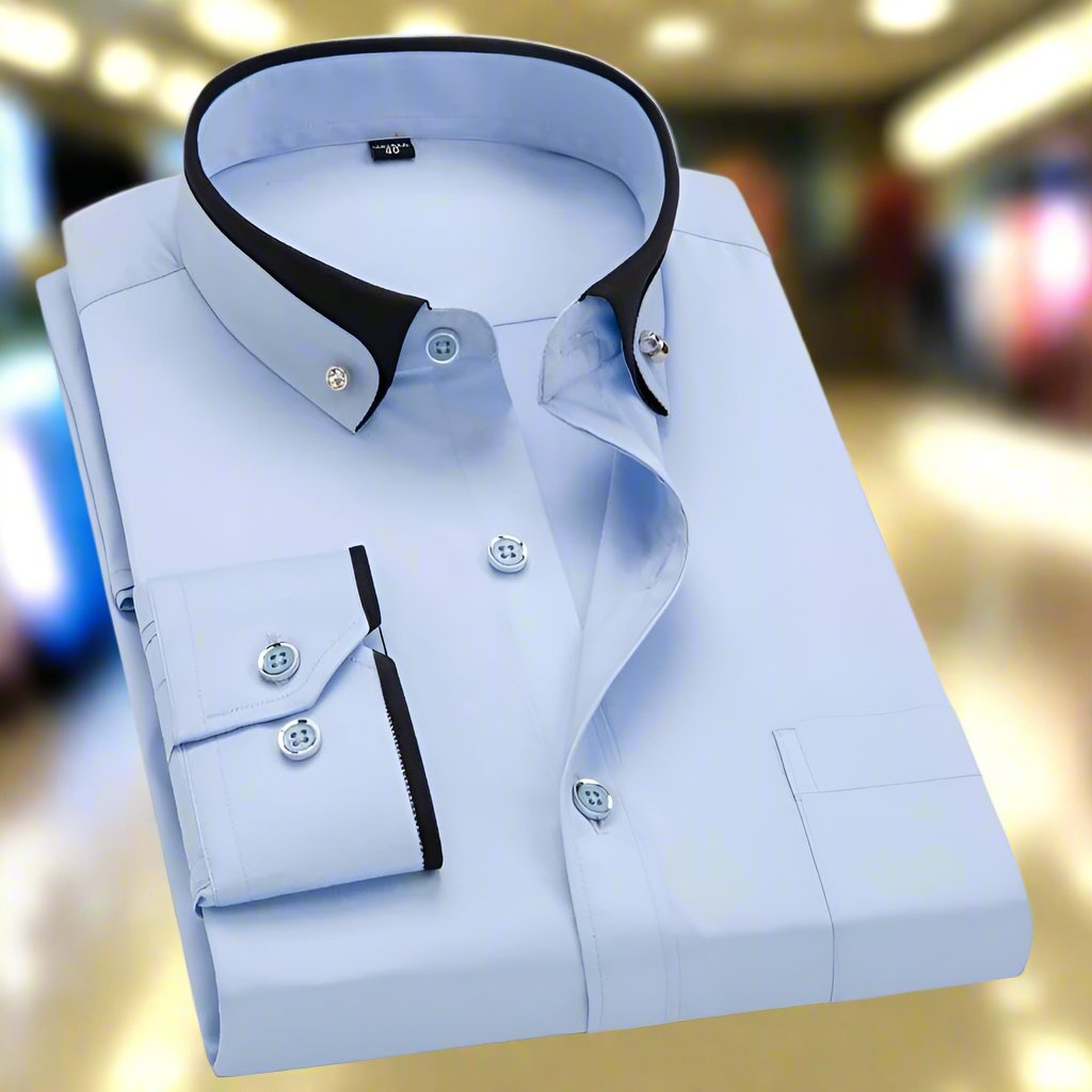 Classic Long-Sleeved Shirt – Tijdloze Stijl voor Elke Gelegenheid