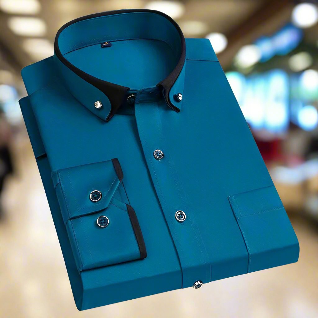 Classic Long-Sleeved Shirt – Tijdloze Stijl voor Elke Gelegenheid