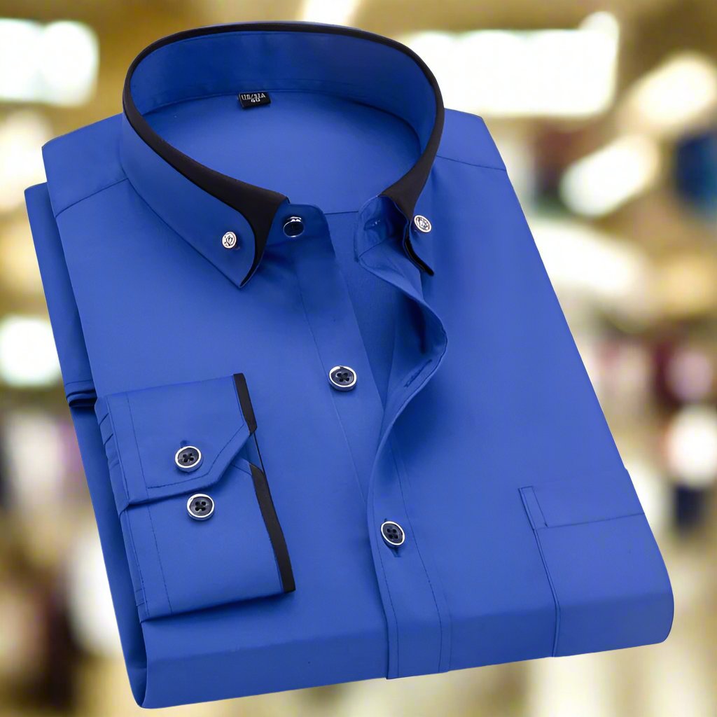 Classic Long-Sleeved Shirt – Tijdloze Stijl voor Elke Gelegenheid