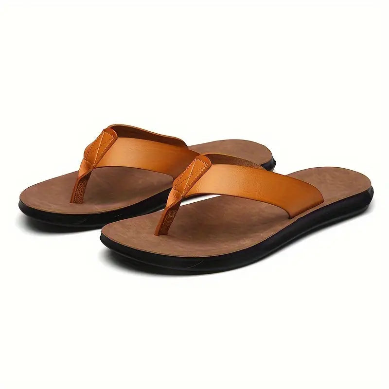 Bert - Orthopedische Leren Slippers