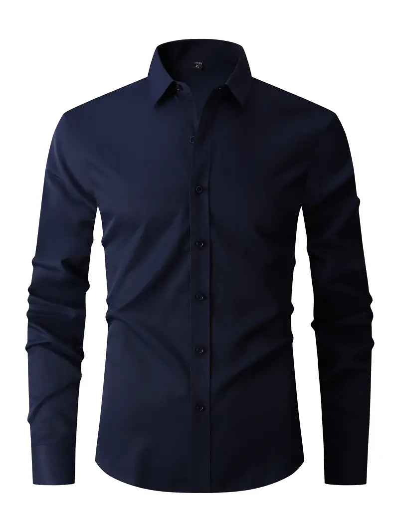 Formeel herenshirt met lange mouwen