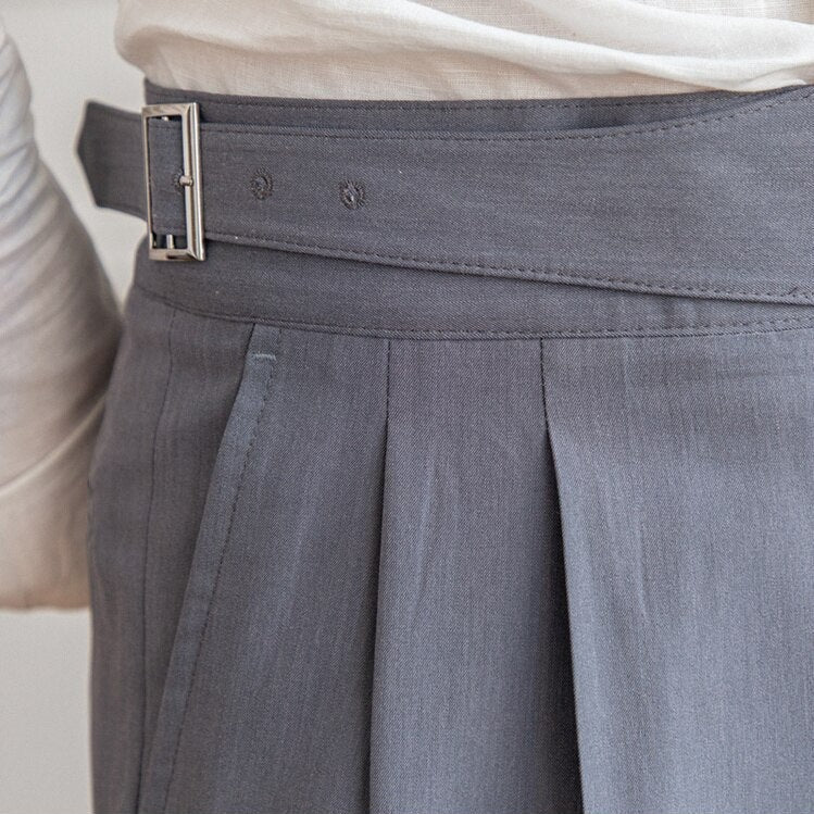 Klassieke Gespbroek - Tailored High-Waist voor Mannen