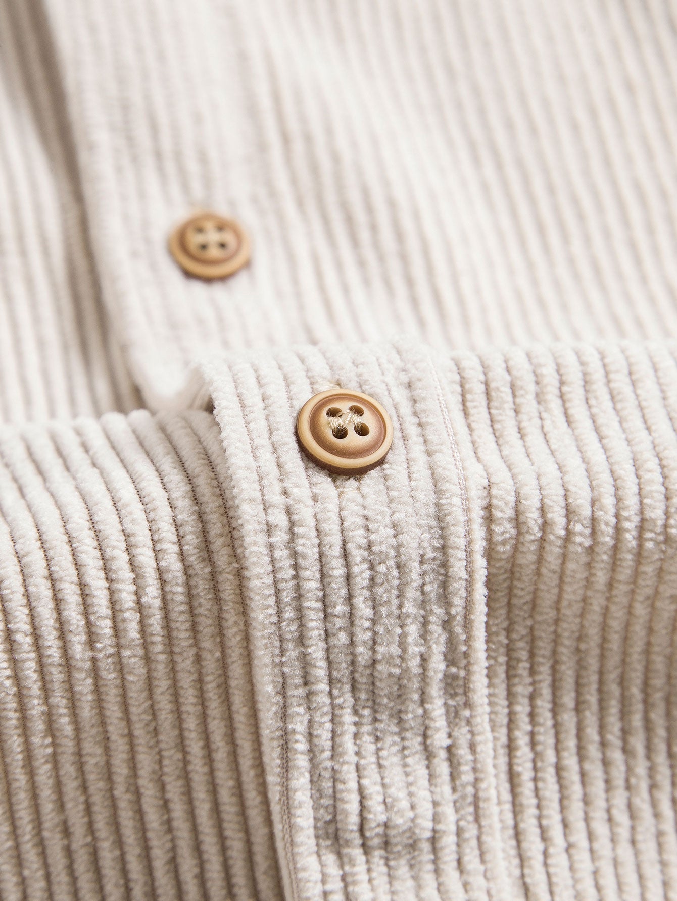 Licht Corduroy Zomeroverhemd