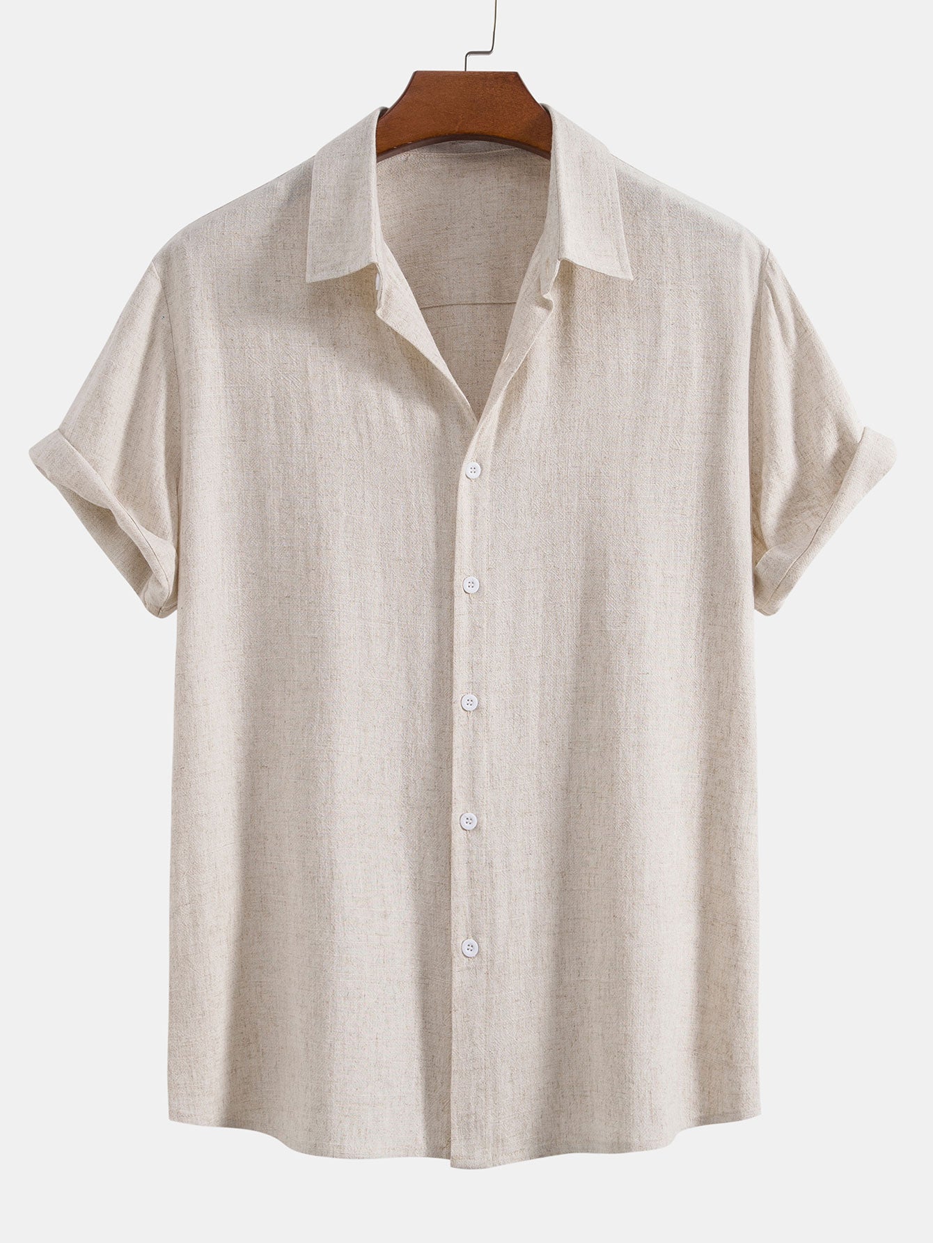Linnen Zomer Casual Shirt voor Mannen
