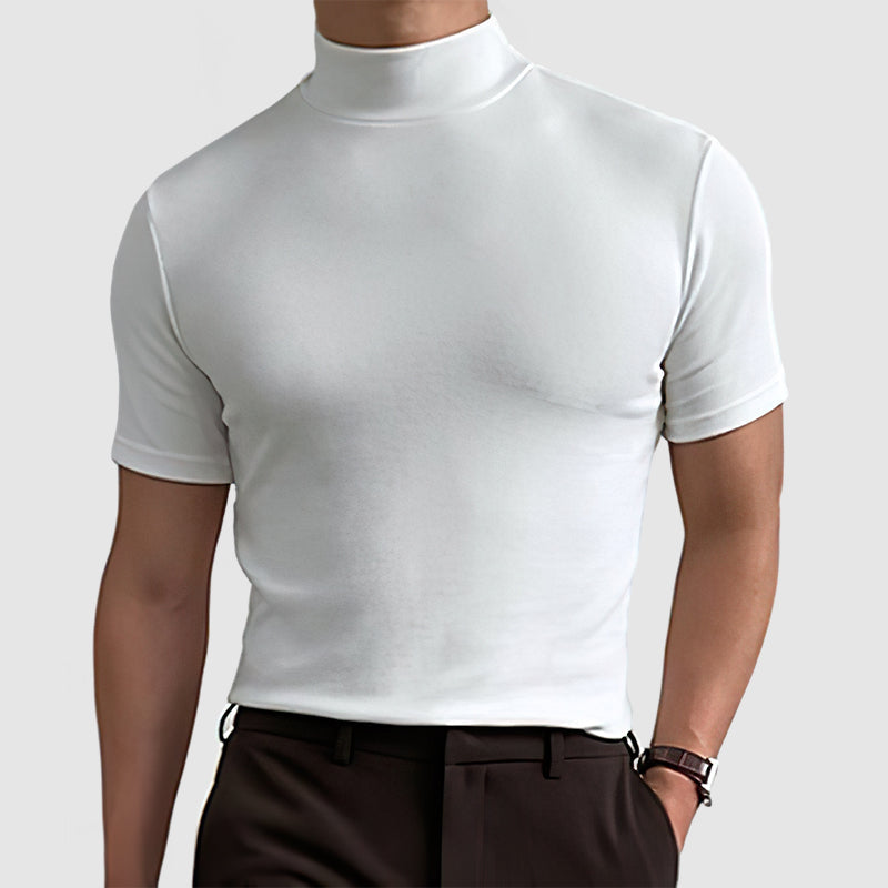 Heren Luxueus Stretch Katoenen T-shirt