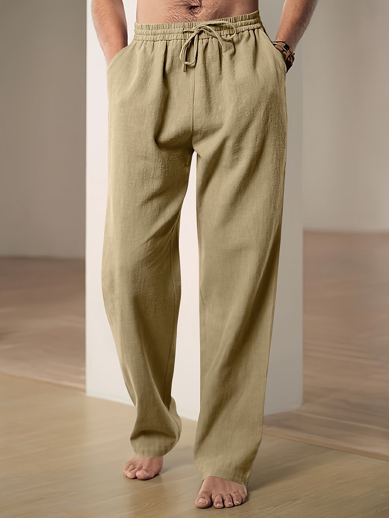 Non-Stretch Trekkoordbroek voor Comfort en Stijl
