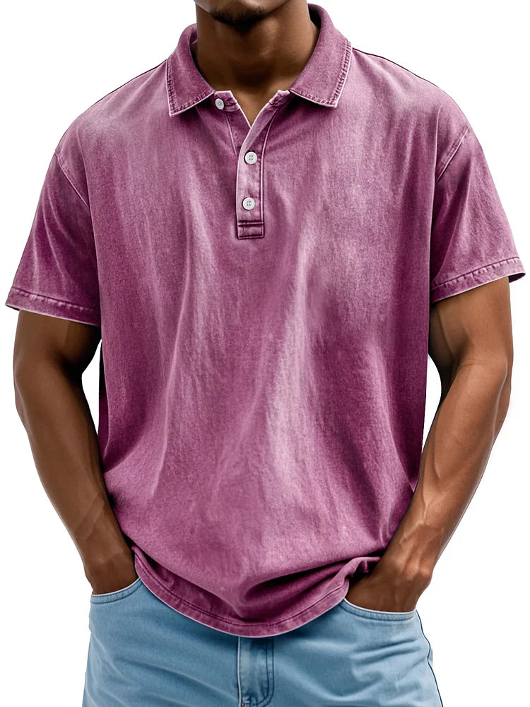 Vintage Katoenen Polo Shirt