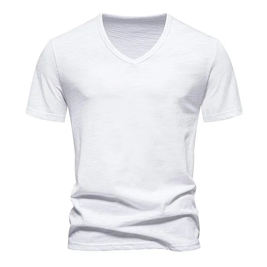 Jurre - Casual Bamboo V-hals T-shirt voor heren