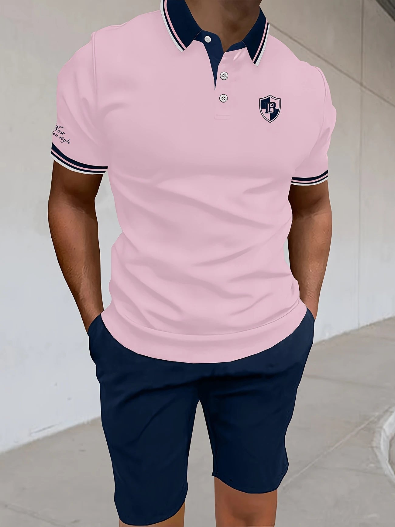 Andrej | 2-delige zomerse polo & shorts set