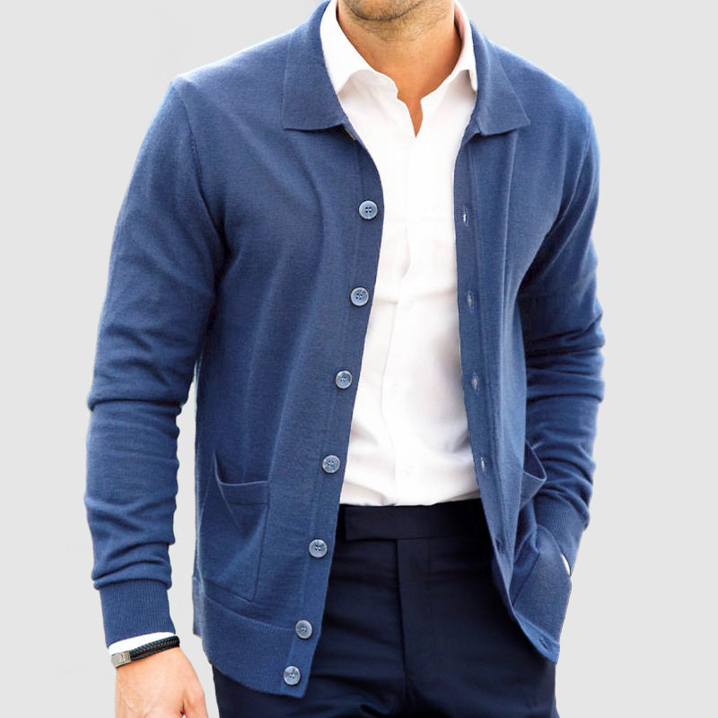 Heren Kasjmier Outdoor Gebreide Cardigan