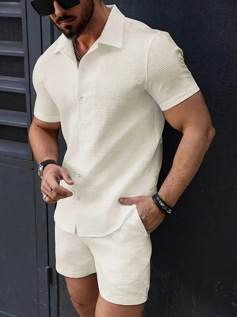 Lente Zomer Casual Outfit Set voor Mannen