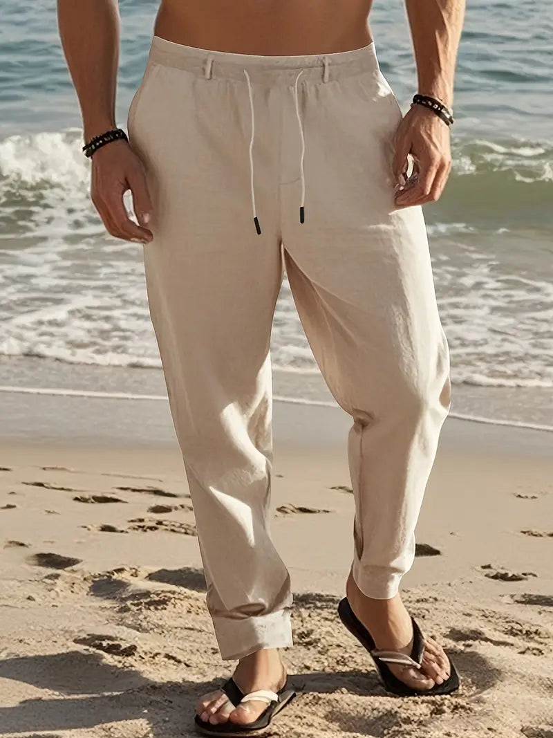 Bergbosch - Linnen Zomerse Broek