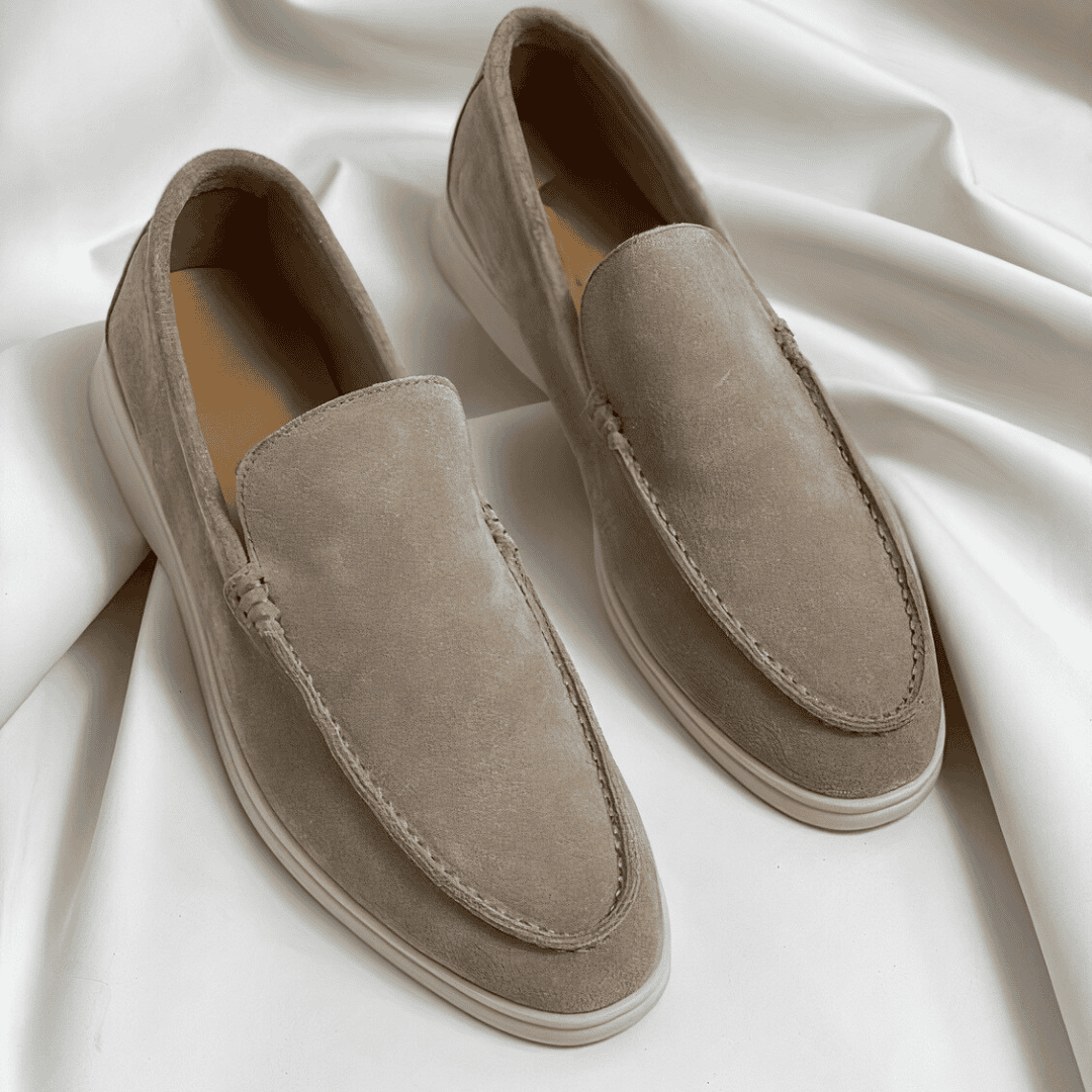 Lichtgewicht Leren Loafers - Stijl en Comfort
