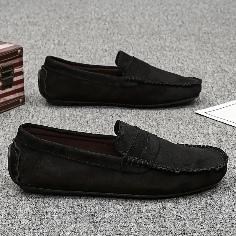 Casual suède loafers