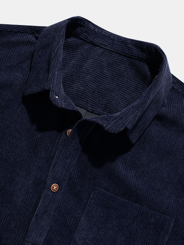 Luchtig Corduroy Zomeroverhemd