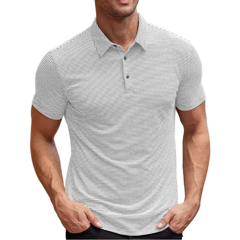 Sven - Casual Gestreepte Polo Voor Heren