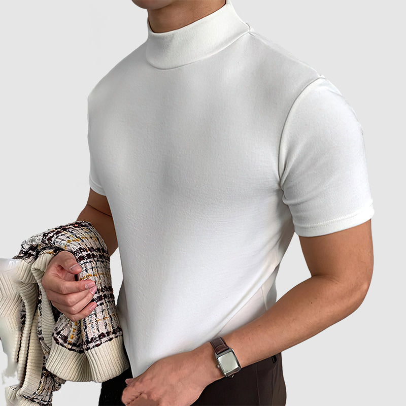 Heren Luxueus Stretch Katoenen T-shirt