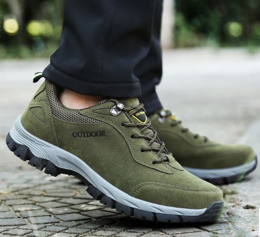 Waterbestendige Veterschoenen voor Buiten met Ademend Design