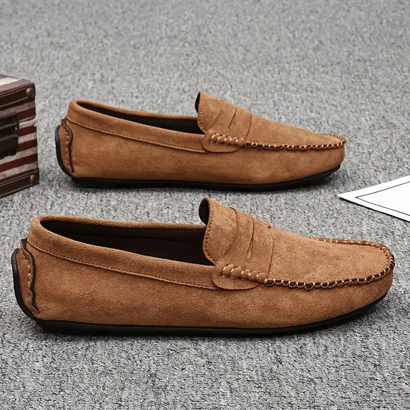 Casual suède loafers