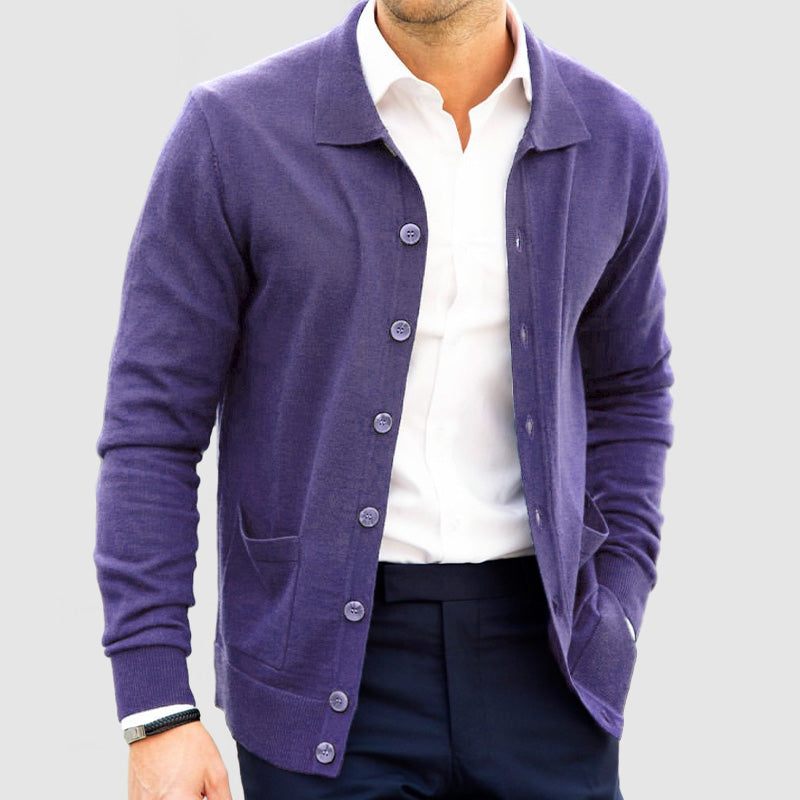 Heren Kasjmier Outdoor Gebreide Cardigan