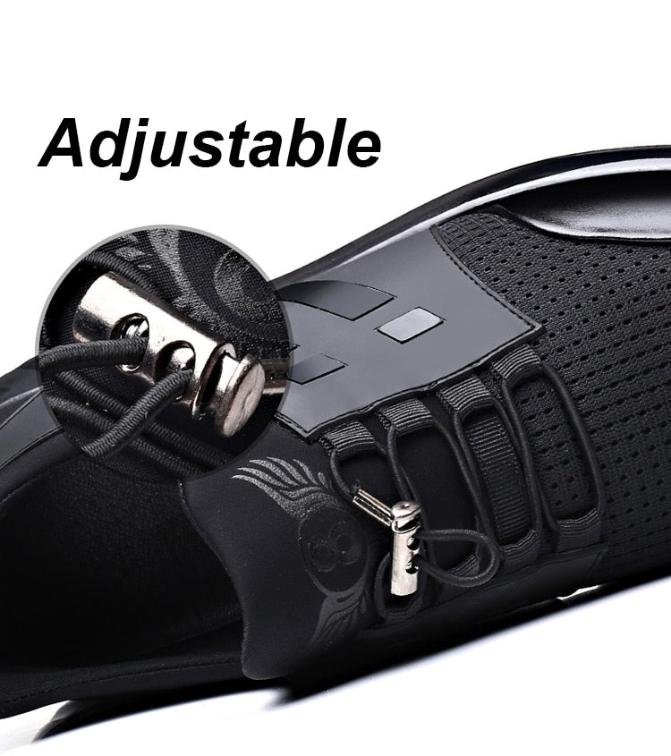 Comfortabele Orthopedische Premium Herenschoen Gemaakt van Leer