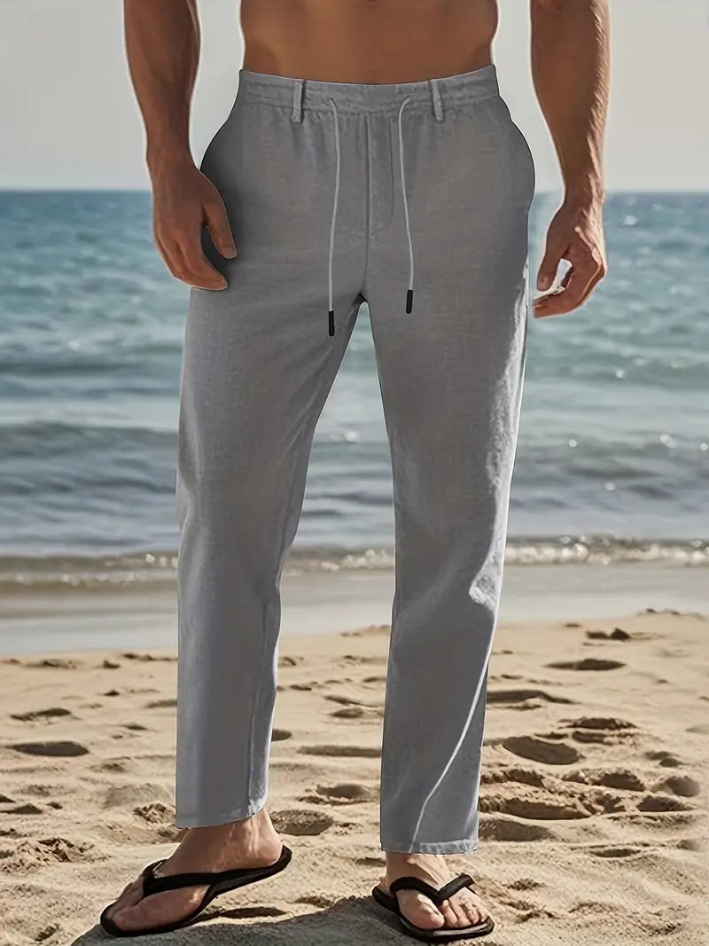 Bergbosch - Linnen Zomerse Broek