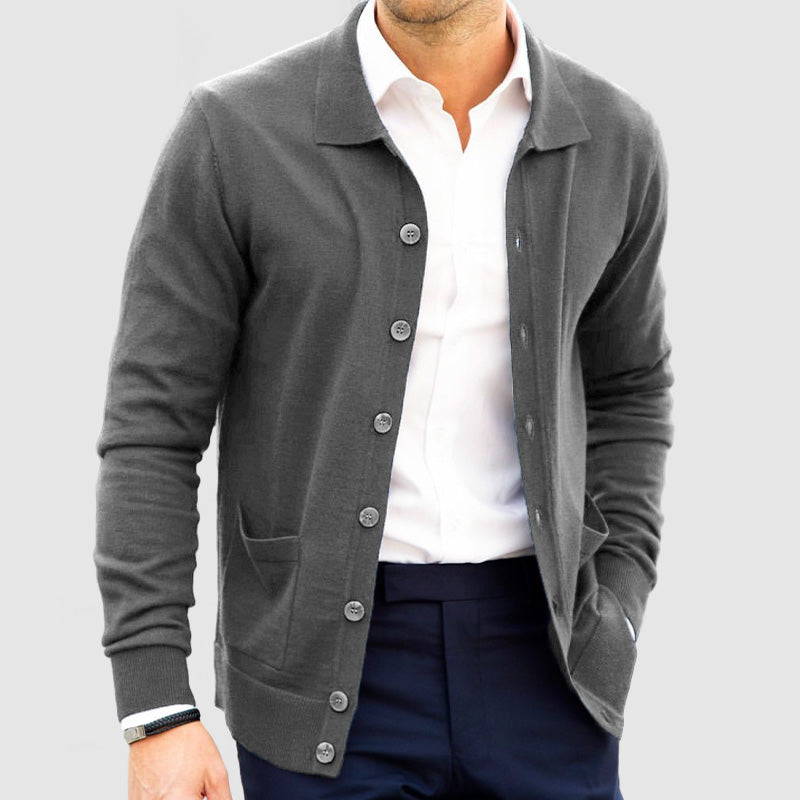 Heren Kasjmier Outdoor Gebreide Cardigan