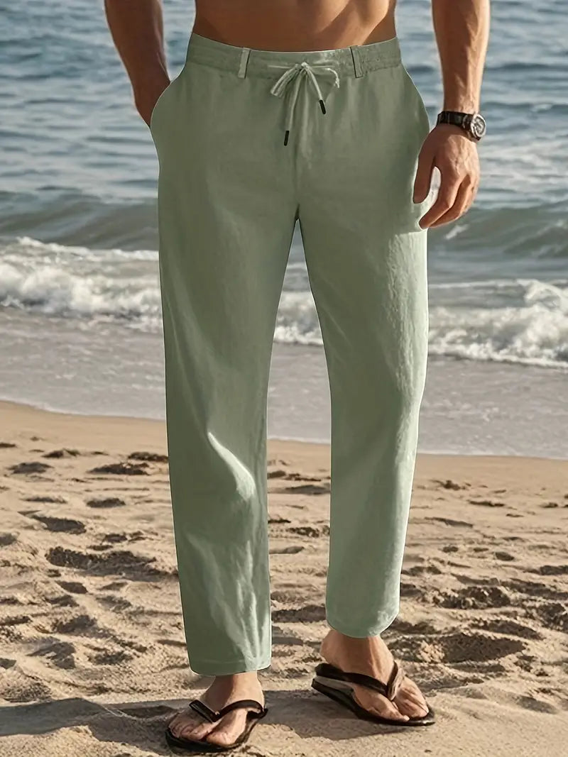 Bergbosch - Linnen Zomerse Broek