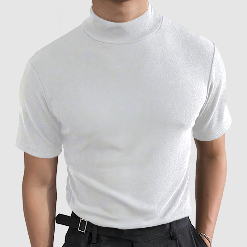 Heren Luxueus Stretch Katoenen T-shirt