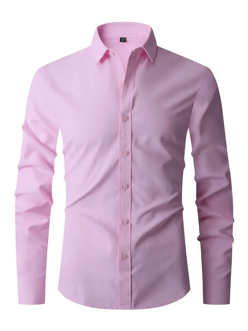 Formeel herenshirt met lange mouwen