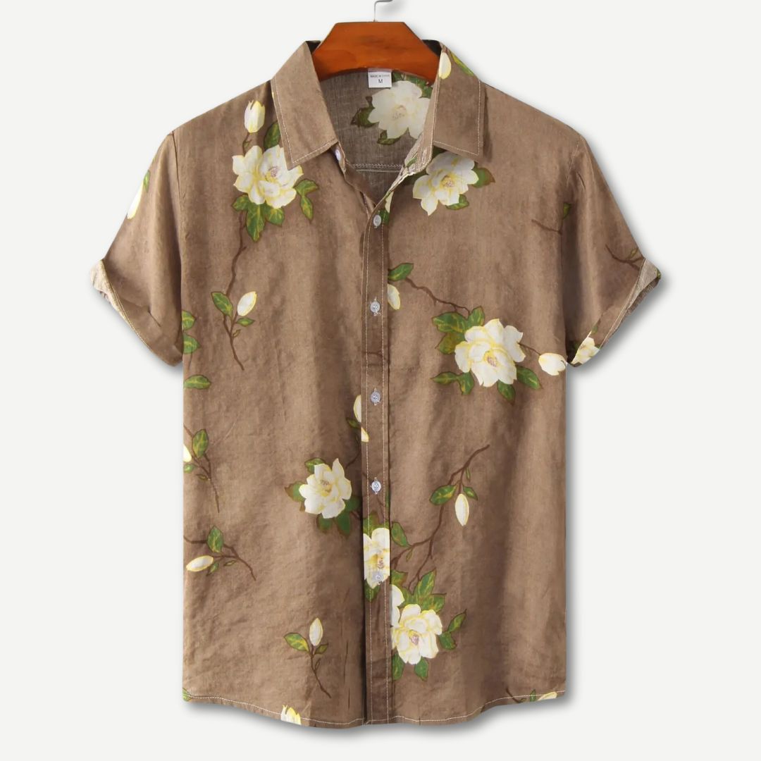 Relaxed Bloemenbries Shirt