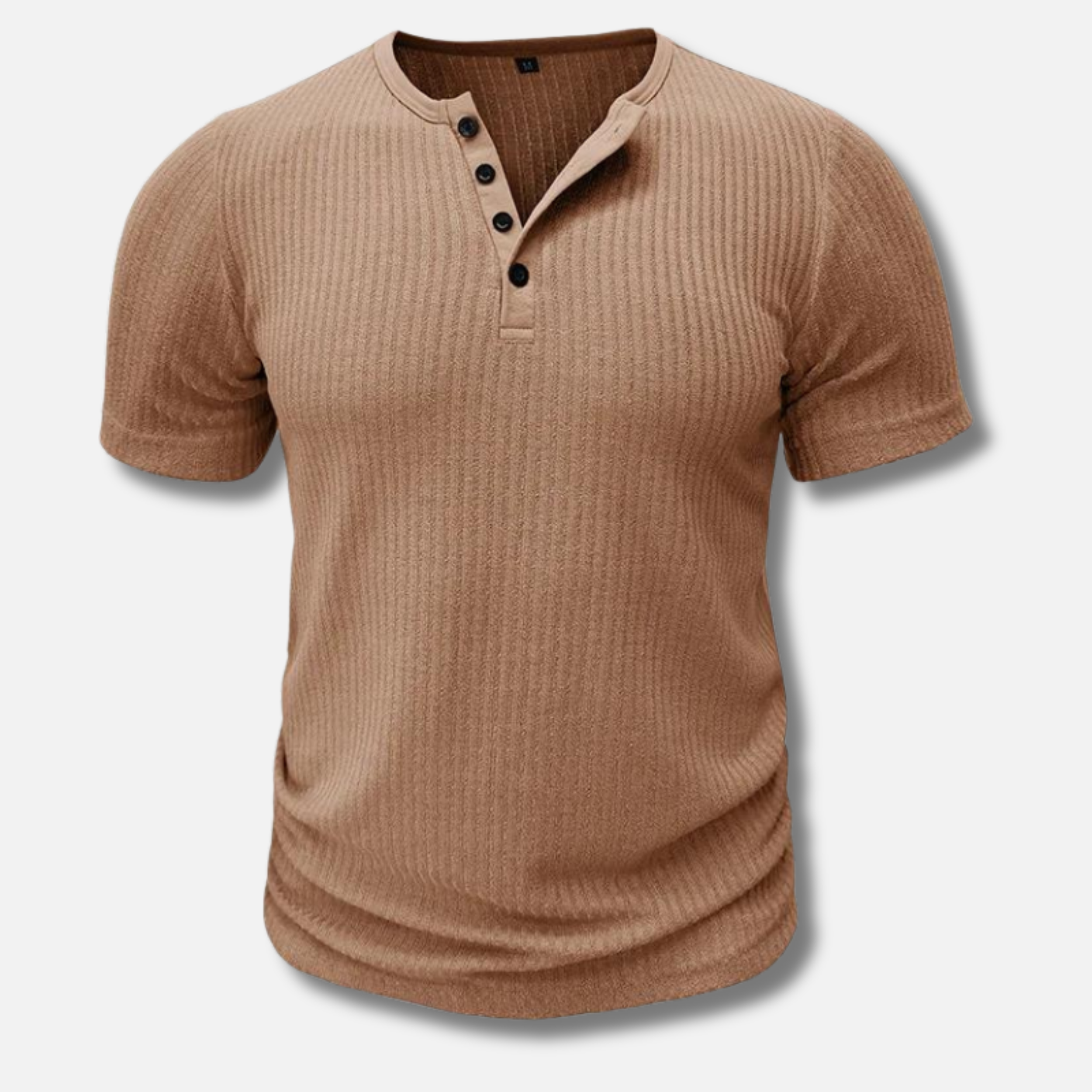 Bergbosch Muscle Fit Henley T-shirt Voor Mannen