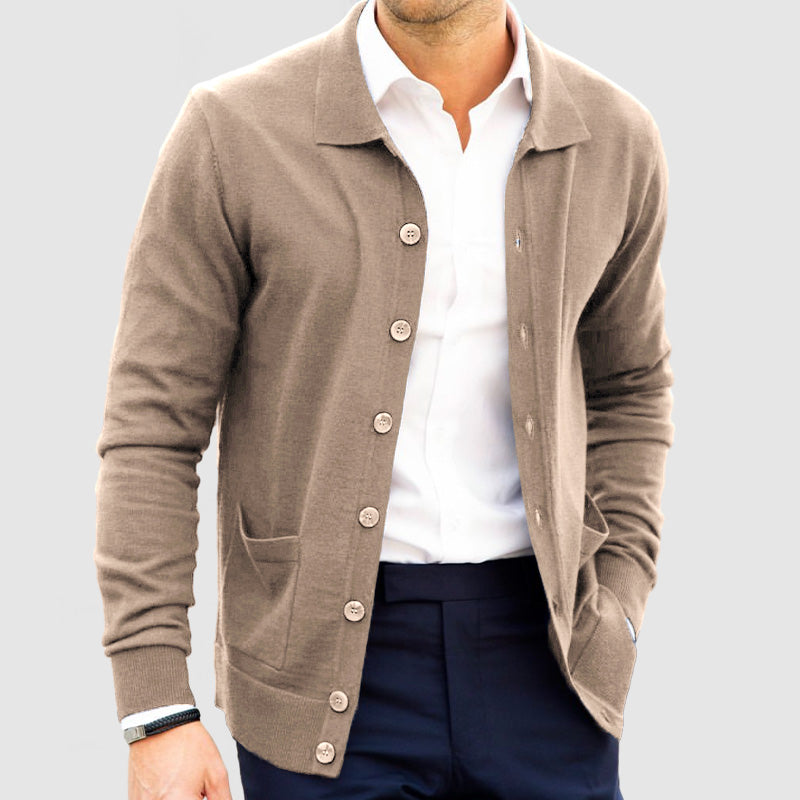 Heren Kasjmier Outdoor Gebreide Cardigan