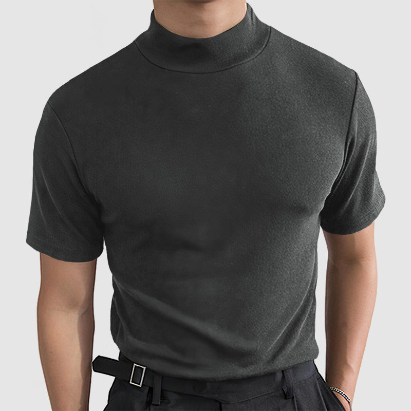 Heren Luxueus Stretch Katoenen T-shirt