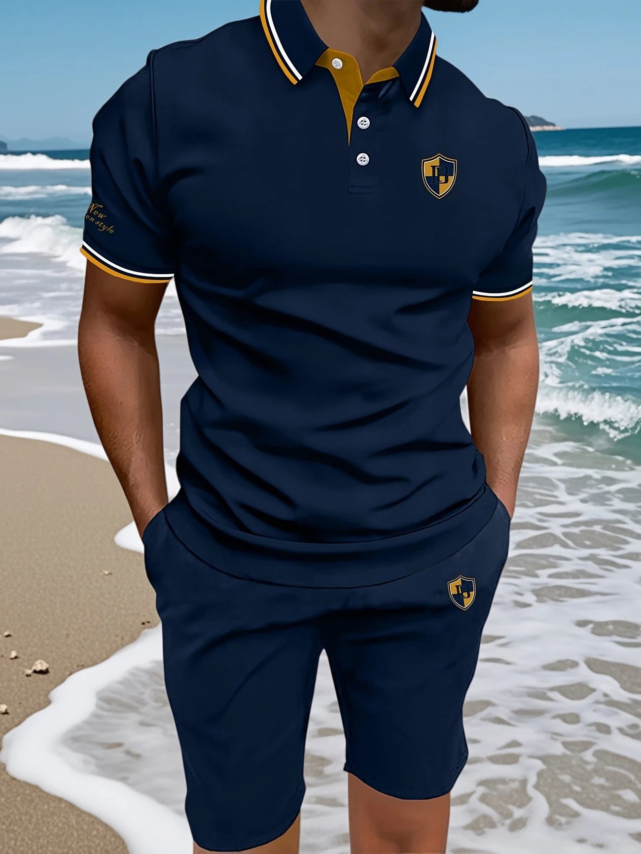 Andrej | 2-delige zomerse polo & shorts set