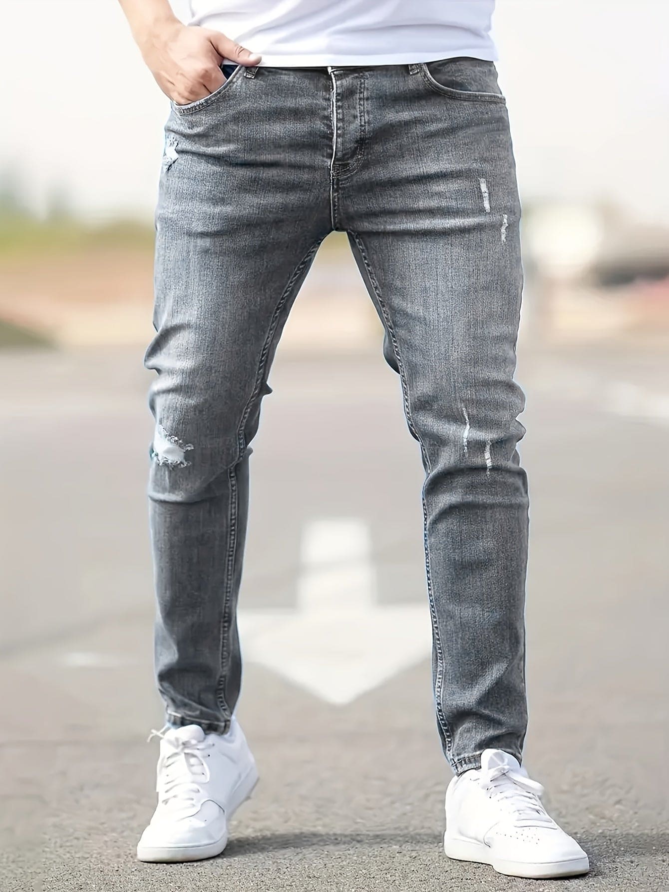 Heren Slim Fit Jeans – Stretch, Gestroomlijnd en Stijlvol
