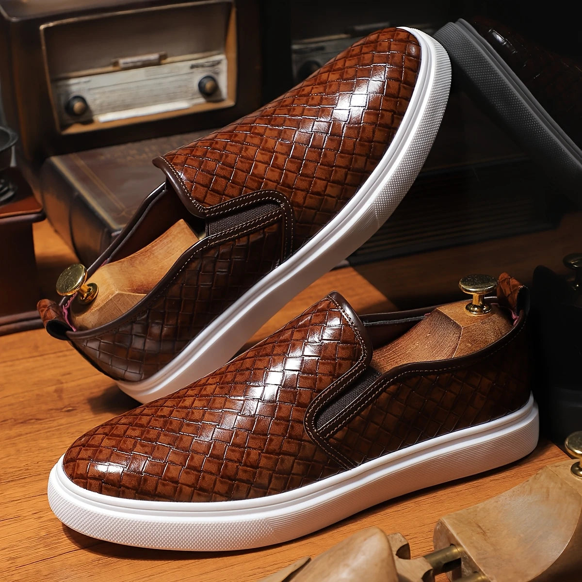 Dimitri | Italiaanse leren loafers voor stijlvolle mannen