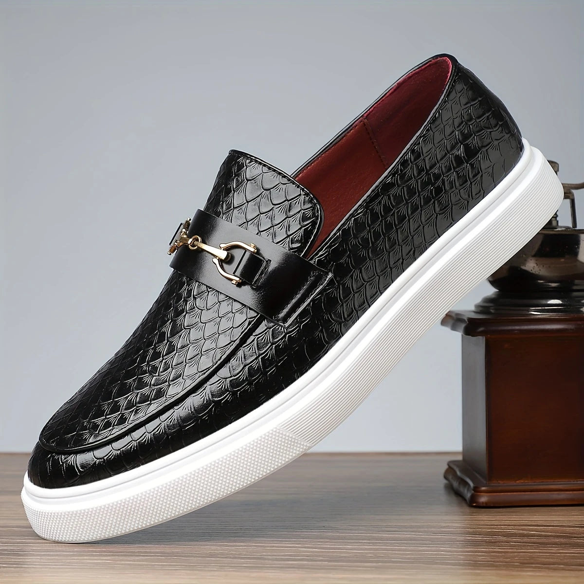 Hugo | Italiaanse leren loafers voor stijlvolle mannen