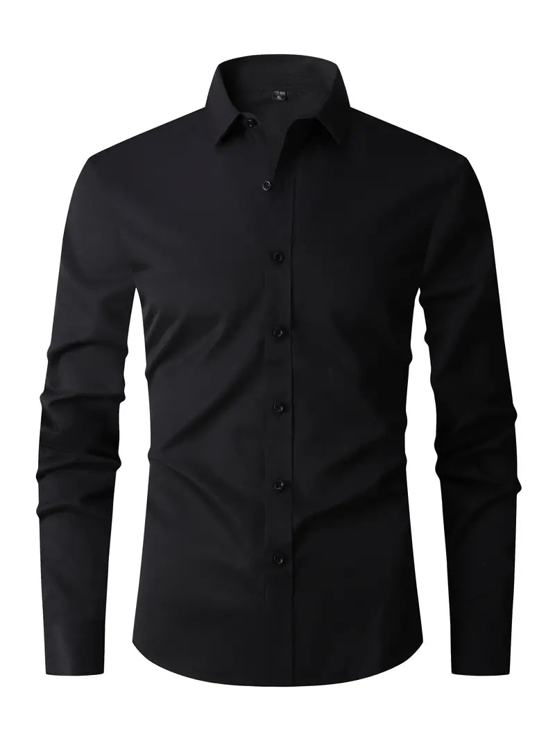 Formeel herenshirt met lange mouwen