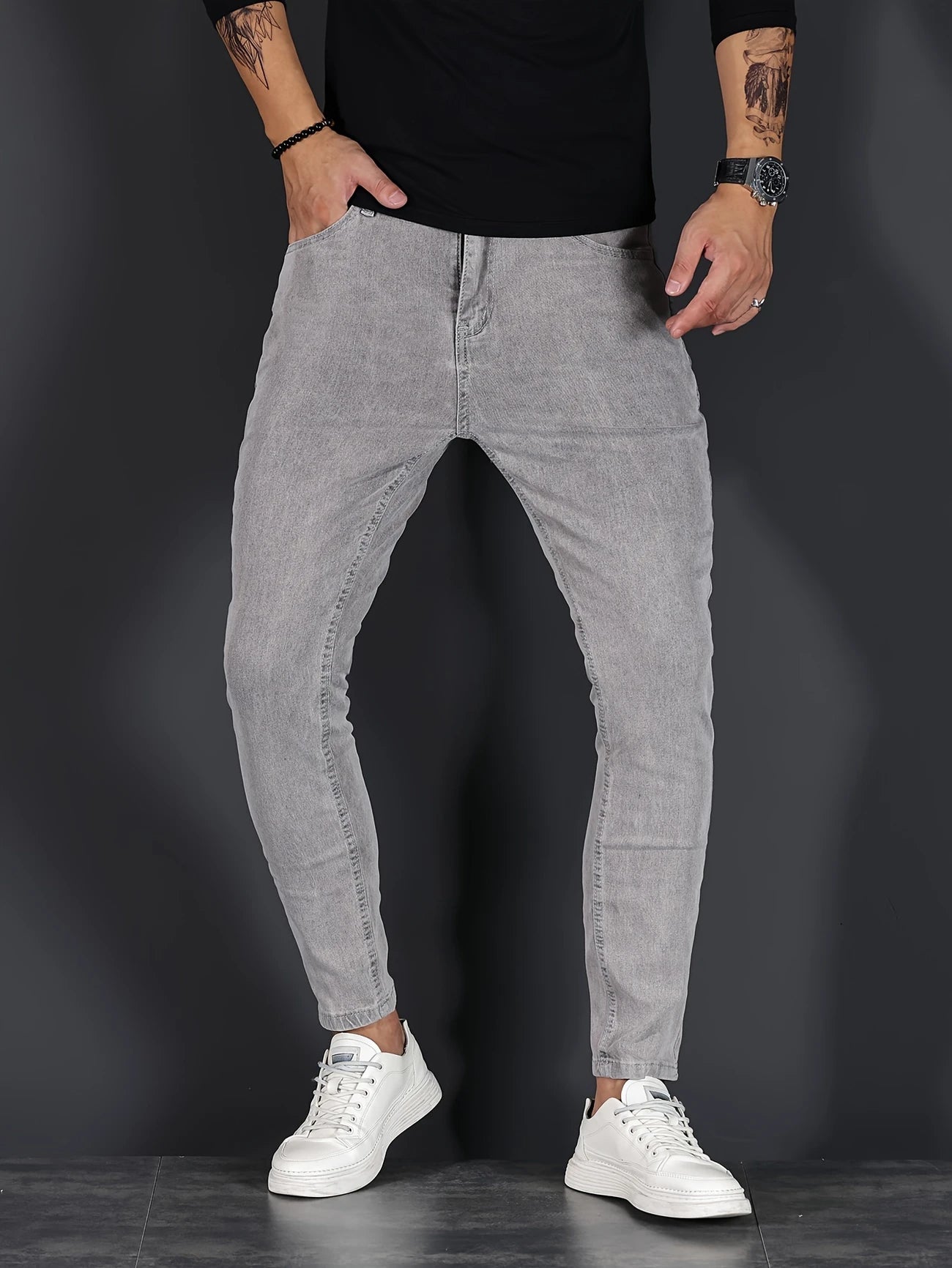 Bram | Casual Slim-fit Stretch Jeans