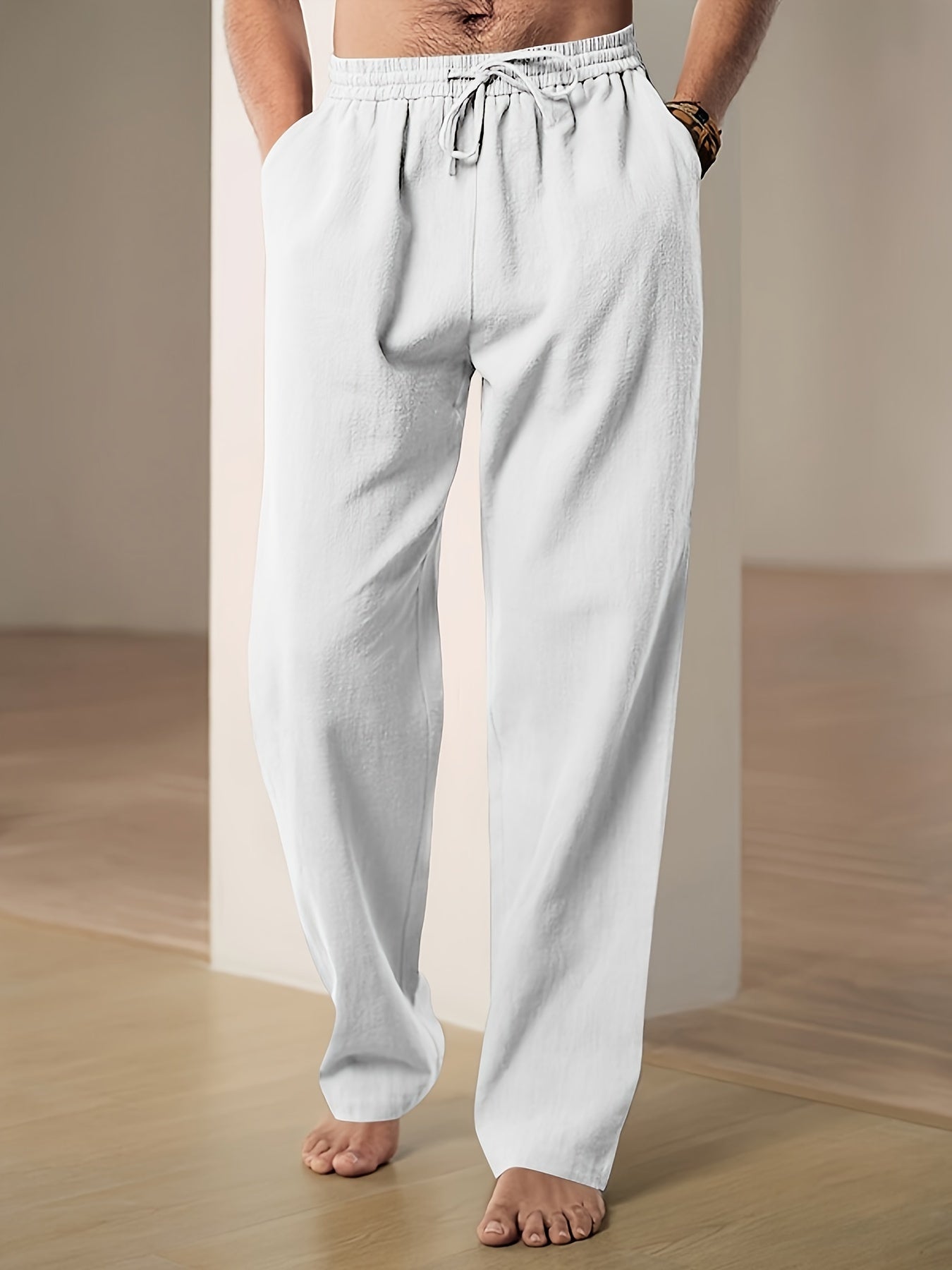 Non-Stretch Trekkoordbroek voor Comfort en Stijl
