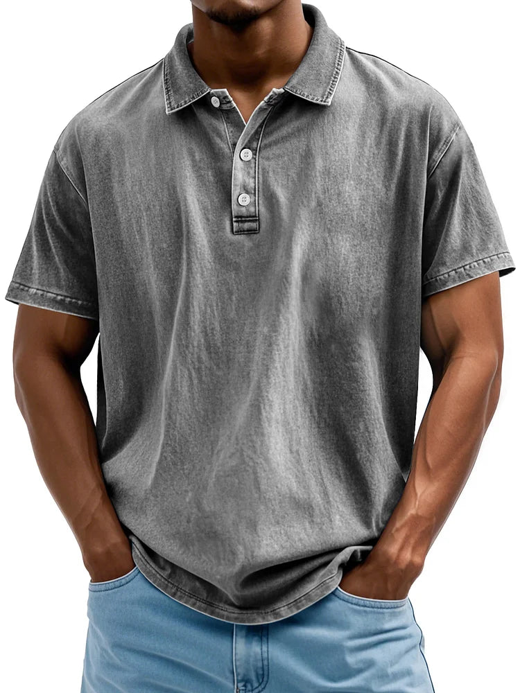 Vintage Katoenen Polo Shirt