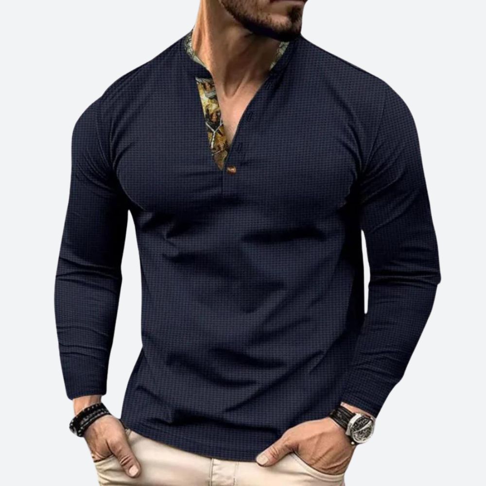 Bergbosch | Casual T-shirt met Lange Mouwen voor Mannen