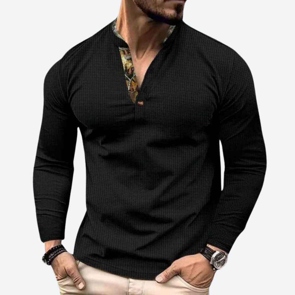 Bergbosch | Casual T-shirt met Lange Mouwen voor Mannen
