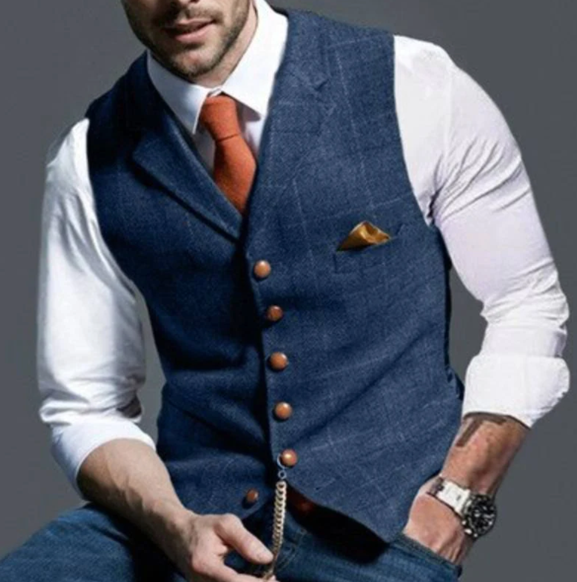 Heren Elegante Gilet β Stijlvol, Comfortabel en Veelzijdig