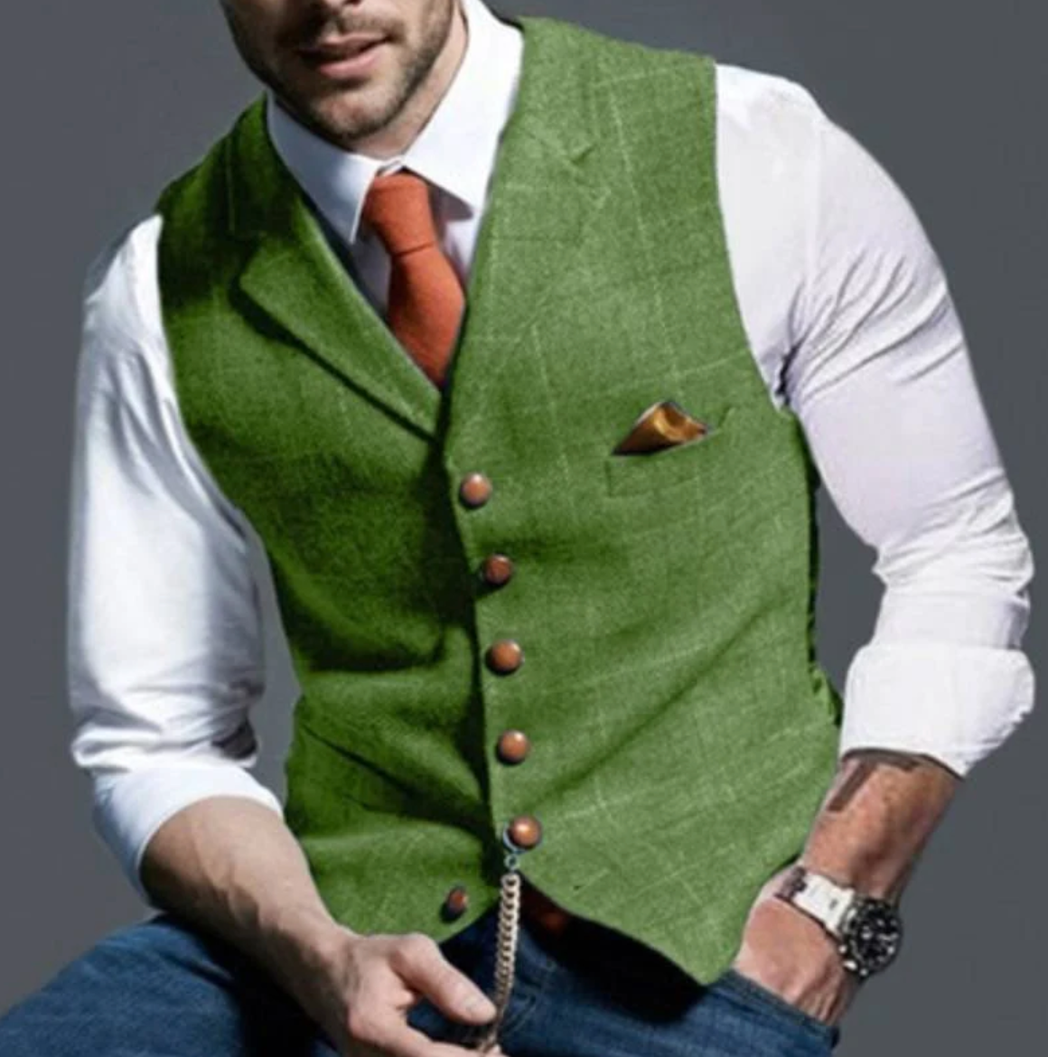 Heren Elegante Gilet β Stijlvol, Comfortabel en Veelzijdig