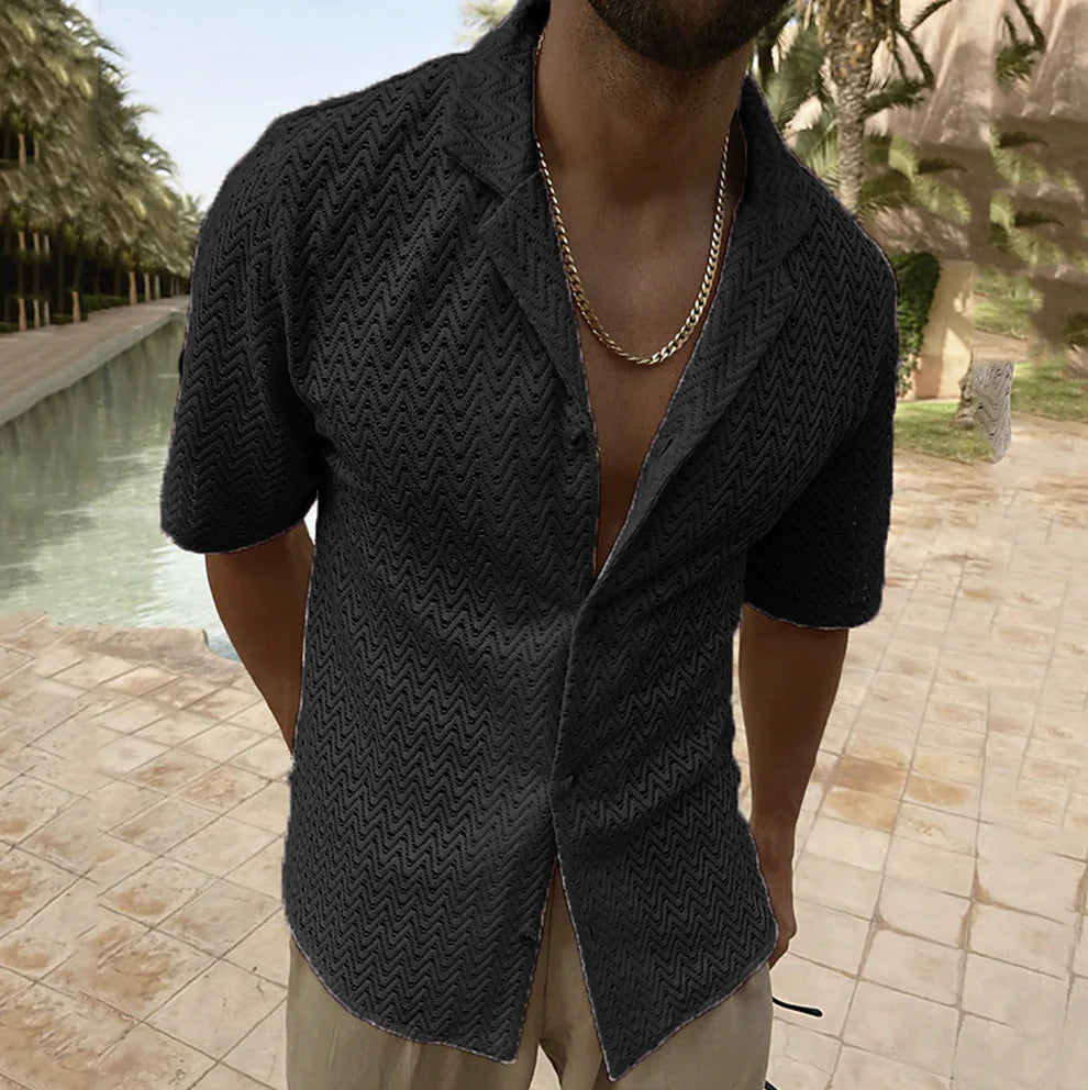 Niels | Zomers Herenoverhemd voor een Comfortabele Casual Look