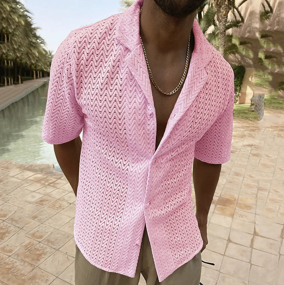 Niels | Zomers Herenoverhemd voor een Comfortabele Casual Look